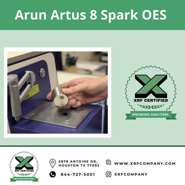 XRF Company Arun Artus 8 Bench-top Analyzer for Iron + Aluminum+ Copper Alloys