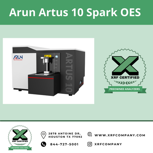 XRF Company Certified Lease to Own Arun Artus 10 Bench-top XRF Analyzer For Metal Fabrication - 5 Year Lease to Own Monthly Payment: