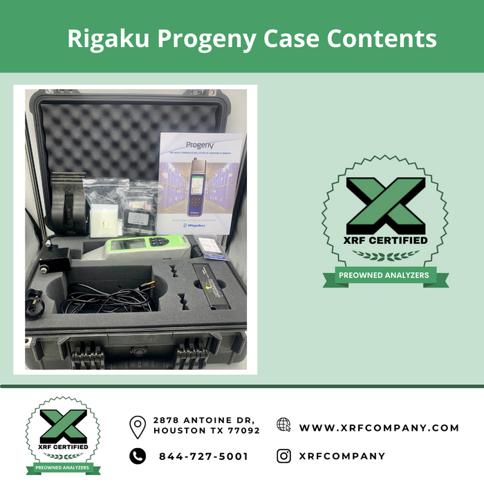 Rigaku Progeny Analyzer For Plastics & Polymer Recycling Sorting & Identification