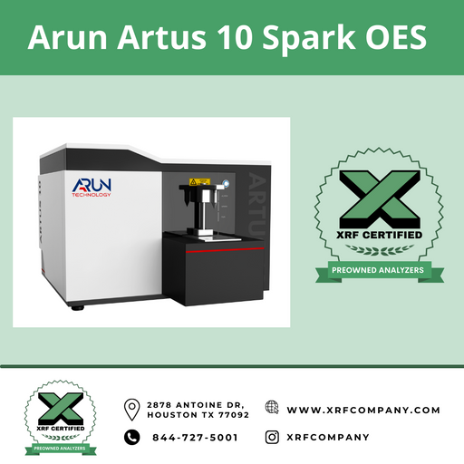 XRF Company Certified Lease to Own Arun Artus 10 Bench-top XRF Analyzer For Metal Fabrication - 5 Year Lease to Own Monthly Payment: