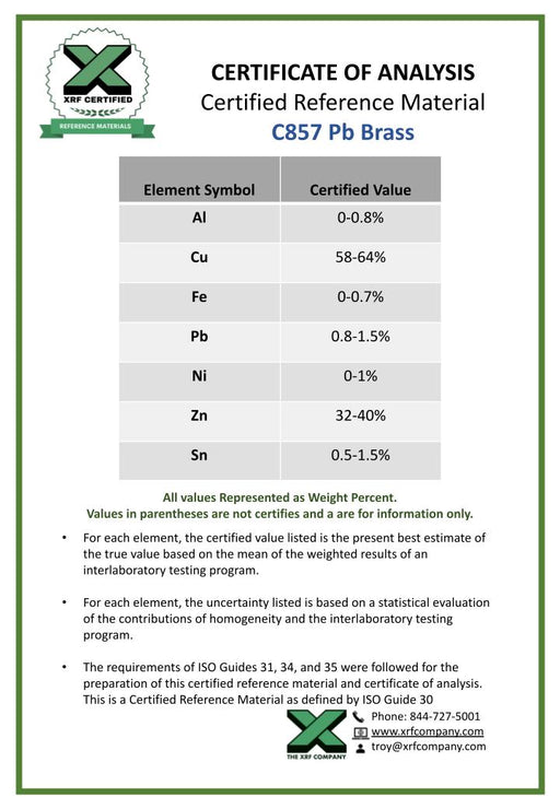 C857 Pb Brass