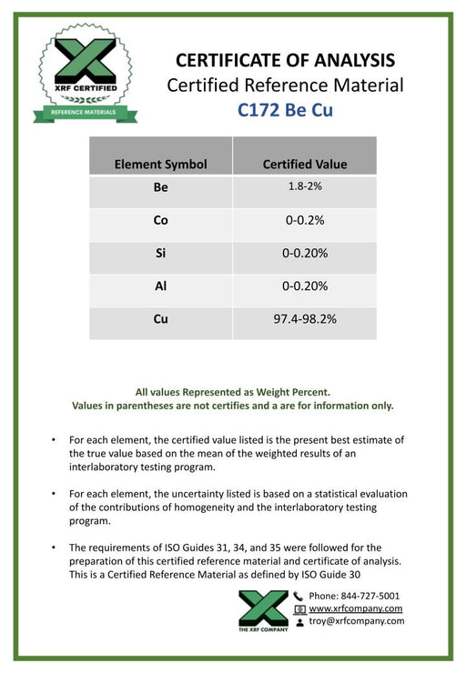 C172 Be Cu