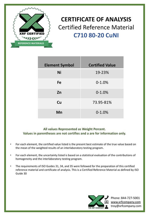 C710 80-20 CuNi