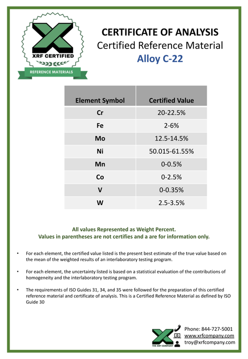Alloy C-22